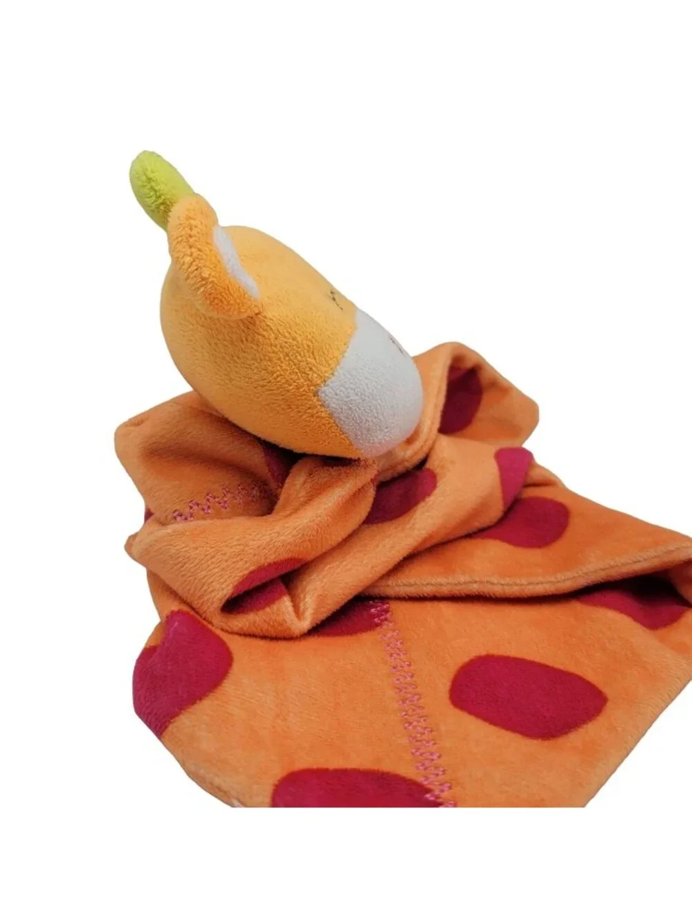 Carter's Giraffe Pink Dots Lovey Plush Orange 12